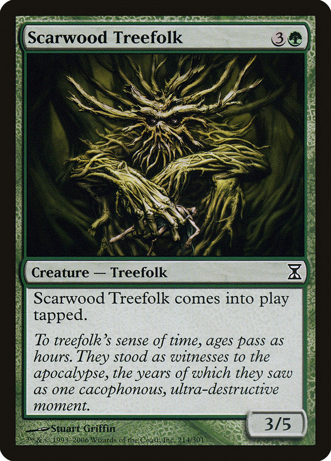 Scarwood Treefolk - Time Spiral (TSP)