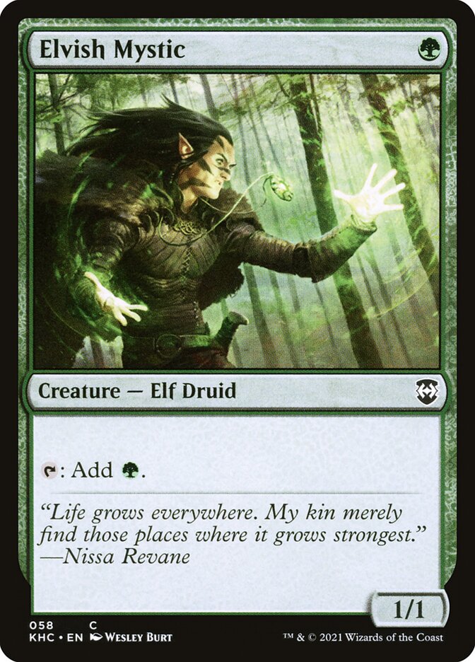 Elvish Mystic - Kaldheim Commander (KHC)