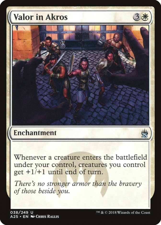 Valor in Akros - Masters 25 (A25)