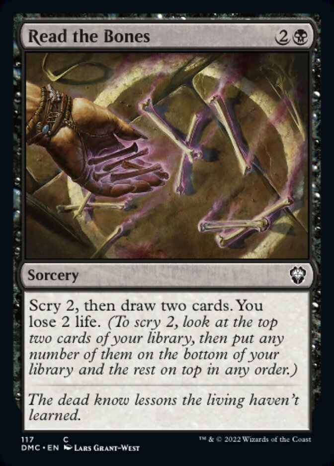 Read the Bones - Dominaria United Commander (DMC)
