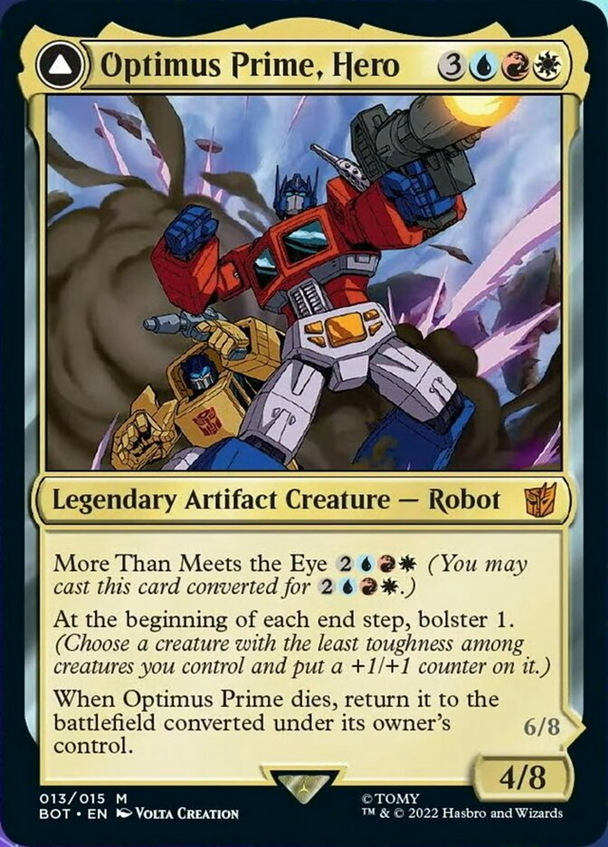 Optimus Prime, Hero // Optimus Prime, Autobot Leader - Transformers (BOT)