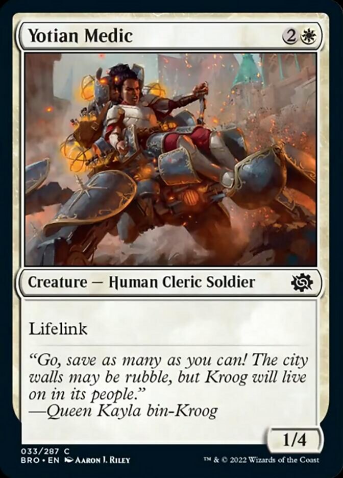 Yotian Medic - The Brothers' War (BRO)