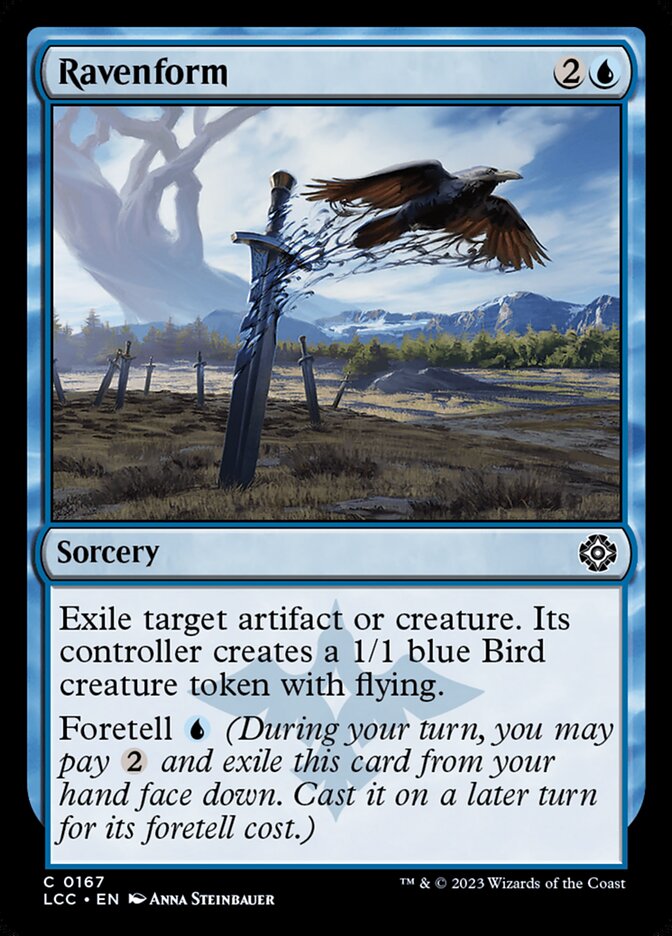 Ravenform - Lost Caverns of Ixalan Commander (LCC)