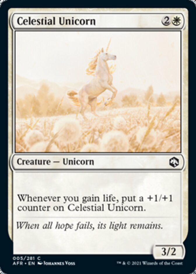Celestial Unicorn - Adventures in the Forgotten Realms (AFR)