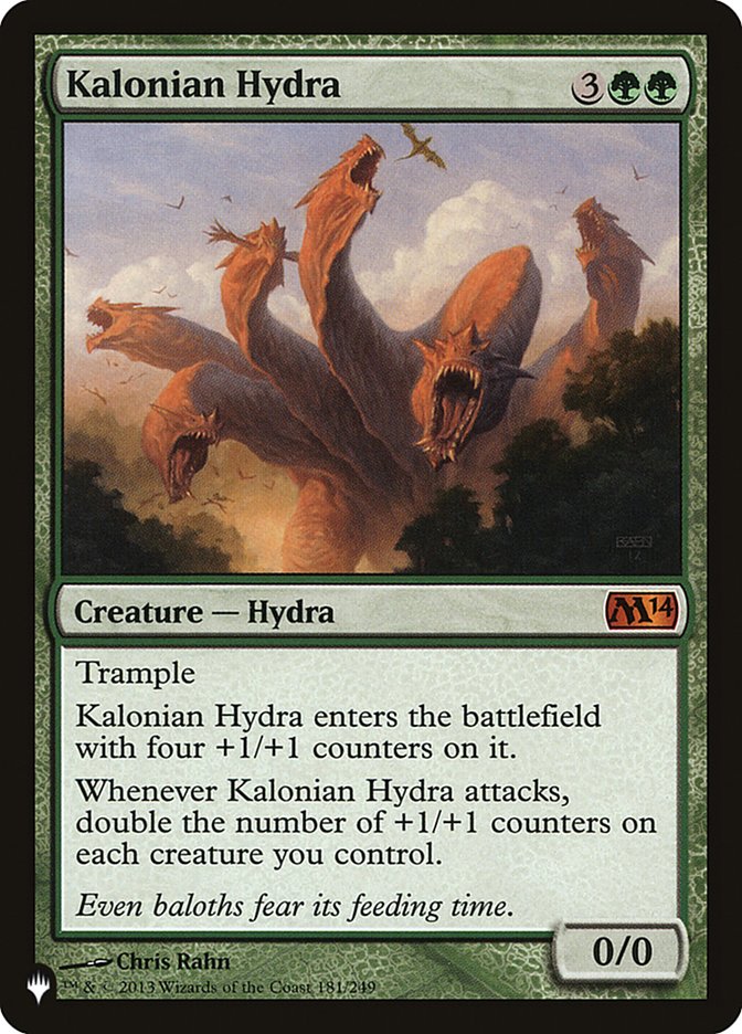 Kalonian Hydra - The List (PLIST)