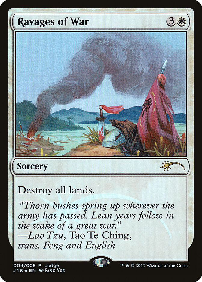Ravages of War (4) - Judge Gift Cards 2015 (J15)