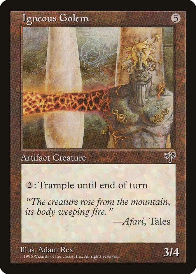 Igneous Golem - Mirage (MIR)