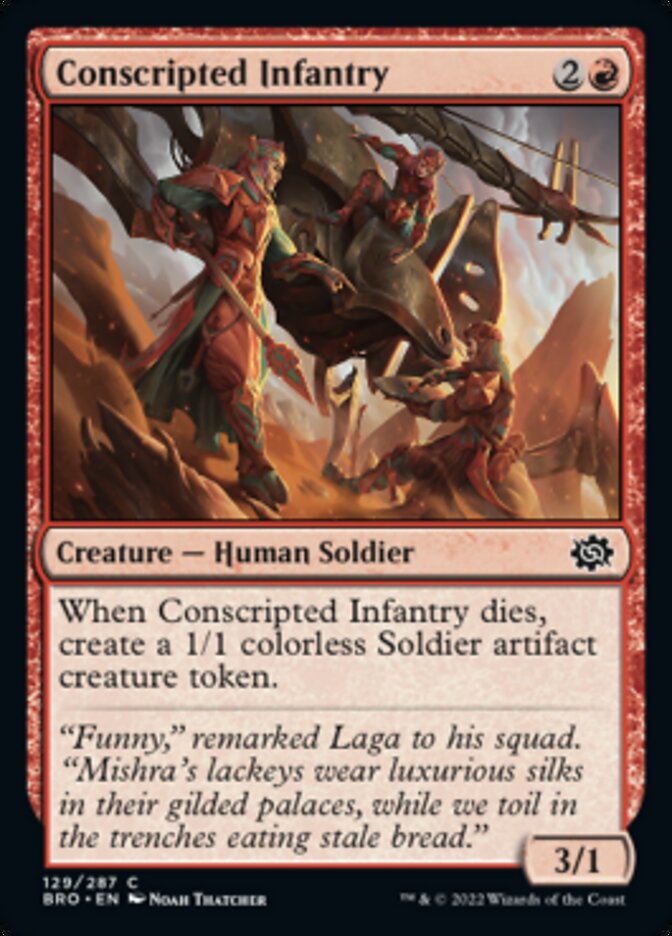 Conscripted Infantry - The Brothers' War (BRO)