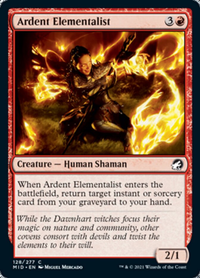 Ardent Elementalist - Innistrad: Midnight Hunt (MID)