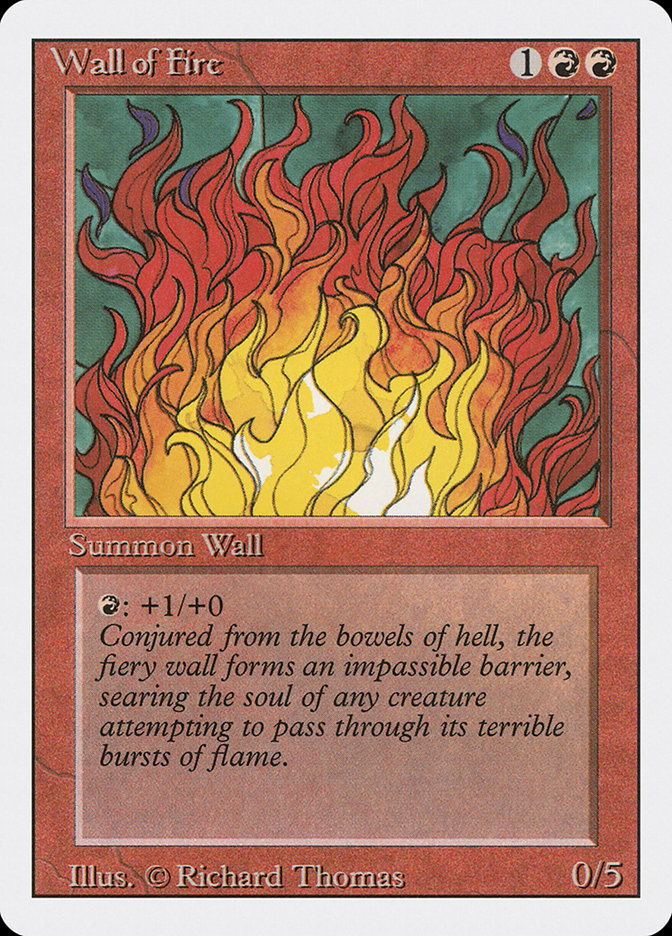 Wall of Fire - Revised Edition (3ED)