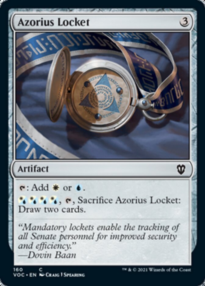 Azorius Locket - Crimson Vow Commander (VOC)