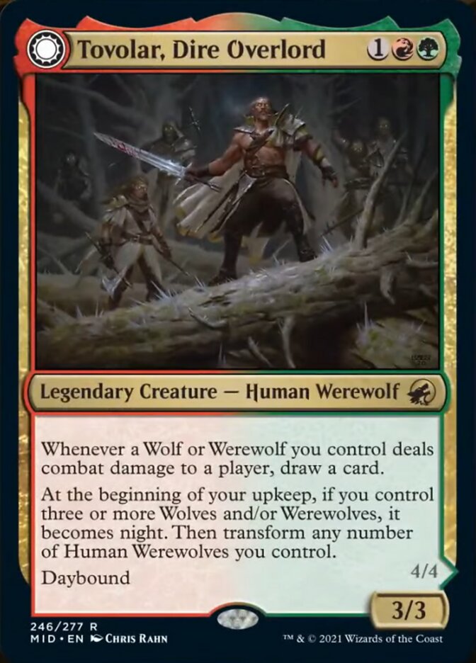 Tovolar, Dire Overlord // Tovolar, the Midnight Scourge - Innistrad: Midnight Hunt (MID)