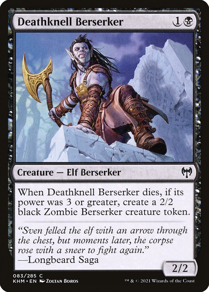 Deathknell Berserker - Kaldheim (KHM)