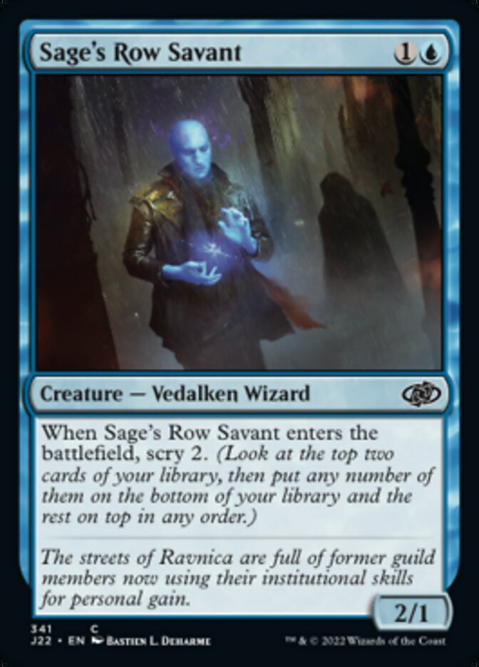Sage's Row Savant - Jumpstart 2022 (J22)