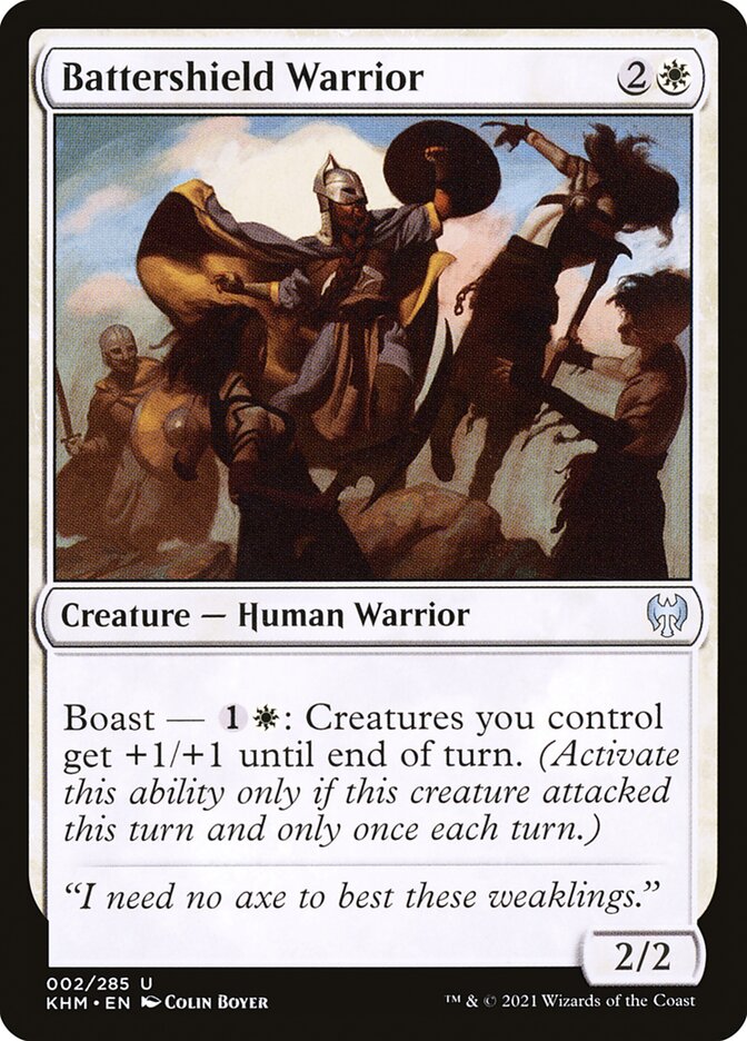 Battershield Warrior - Kaldheim (KHM)