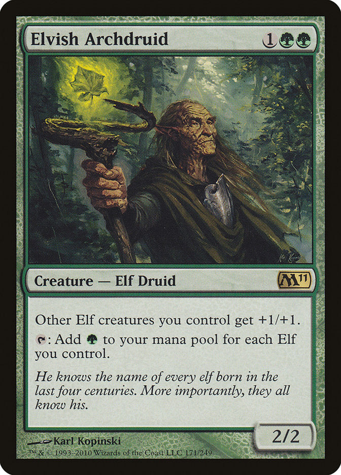 Elvish Archdruid - Magic 2011 (M11)