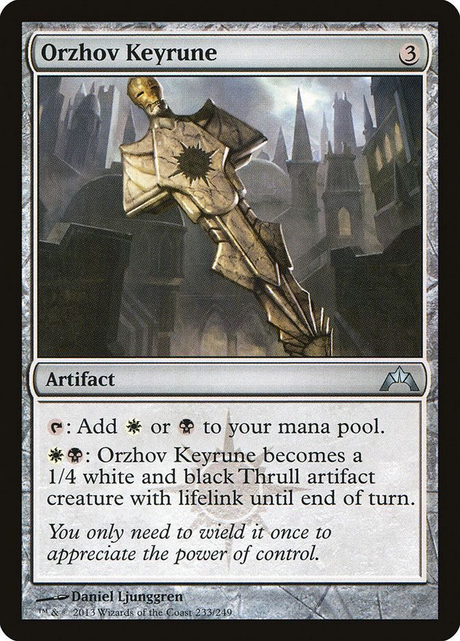 Orzhov Keyrune - Gatecrash (GTC)