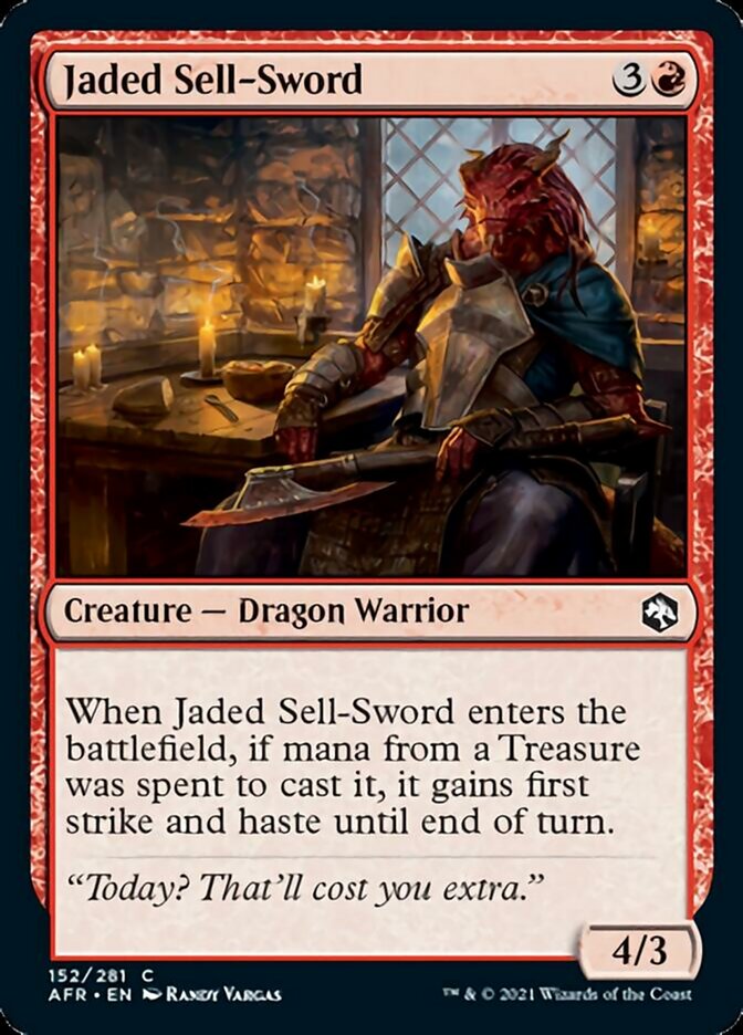 Jaded Sell-Sword - Adventures in the Forgotten Realms (AFR)