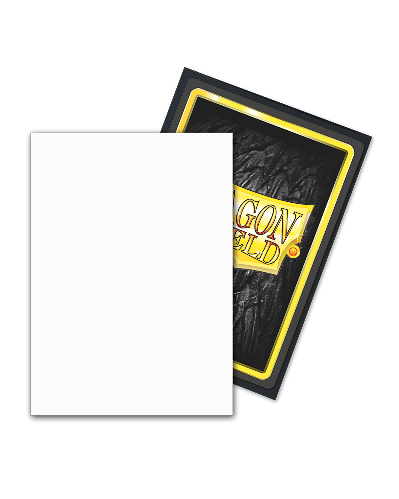 Dragon Shield Deck Protector Sleeves - Matte Dual Snow (100 Count)