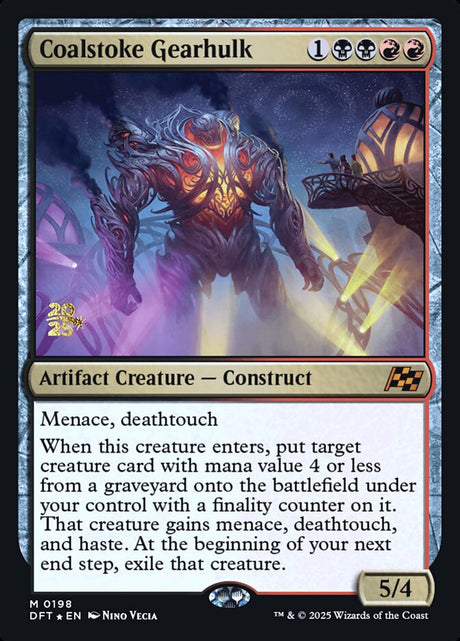 Coalstoke Gearhulk (198s) - Aetherdrift Promos (PDFT)