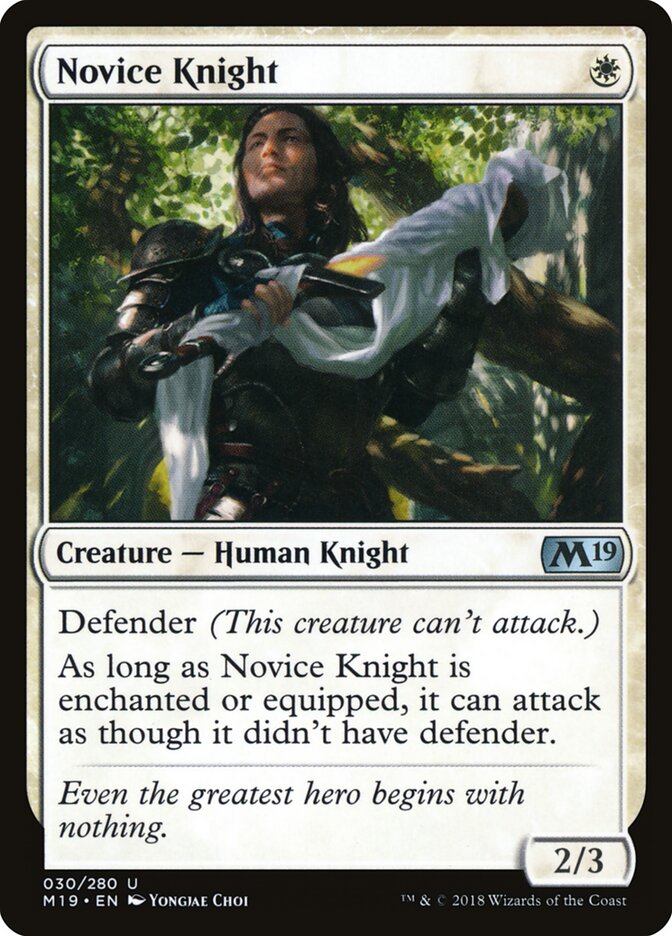 Novice Knight (30) - Core Set 2019 (M19)