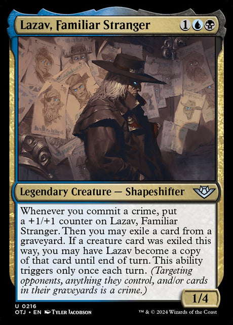 Lazav, Familiar Stranger (216) - Outlaws of Thunder Junction (OTJ)