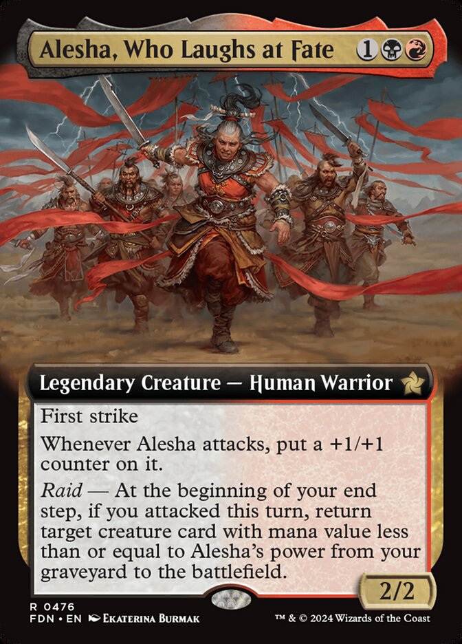 Alesha, Who Laughs at Fate - [Extended Art] Foundations (FDN)