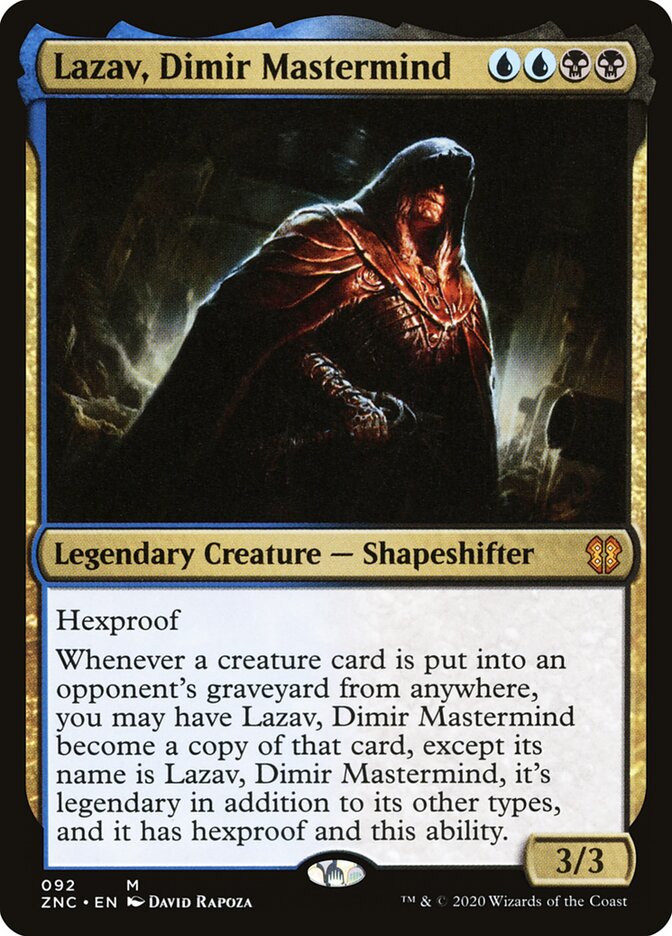 Lazav, Dimir Mastermind (92) - Zendikar Rising Commander (ZNC)
