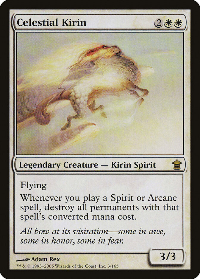 Celestial Kirin (3) - Saviors of Kamigawa (SOK)