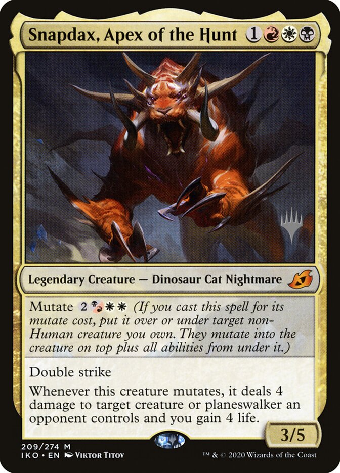 Snapdax, Apex of the Hunt (209p) - Ikoria: Lair of Behemoths Promos (PIKO)