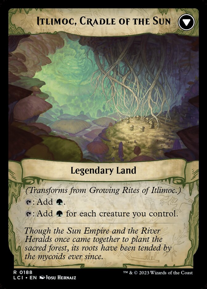 Growing Rites of Itlimoc // Itlimoc, Cradle of the Sun (188) - The Lost Caverns of Ixalan (LCI)