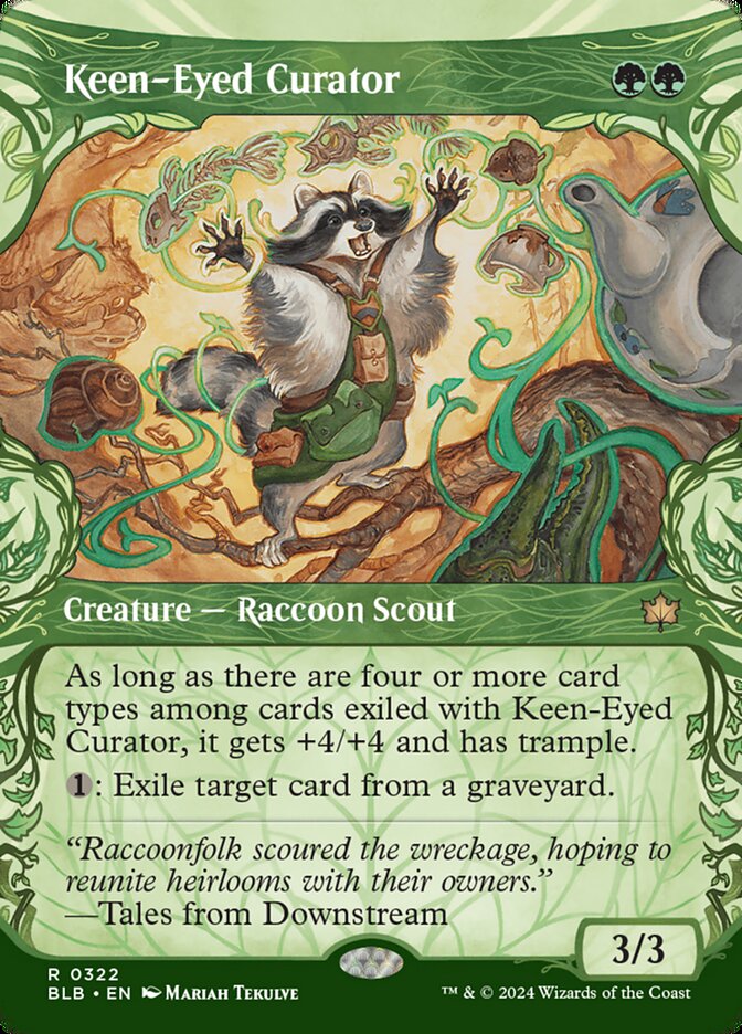 Keen-Eyed Curator (322) - Bloomburrow (BLB)