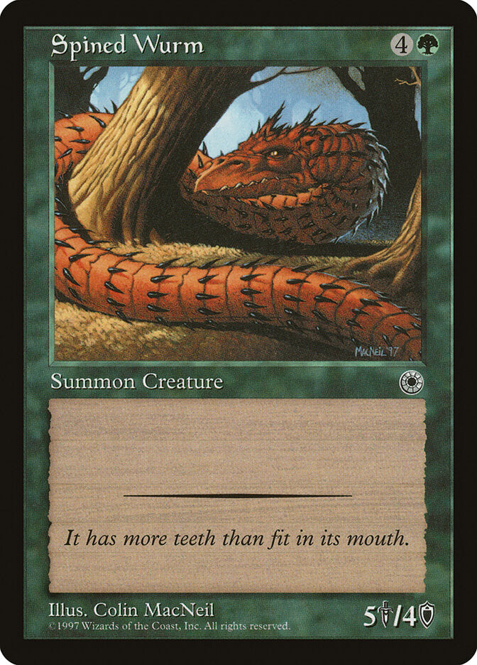 Spined Wurm (185) - Portal (POR)