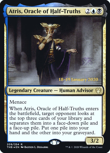 Atris, Oracle of Half-Truths (209s) - Theros Beyond Death Promos (PTHB)