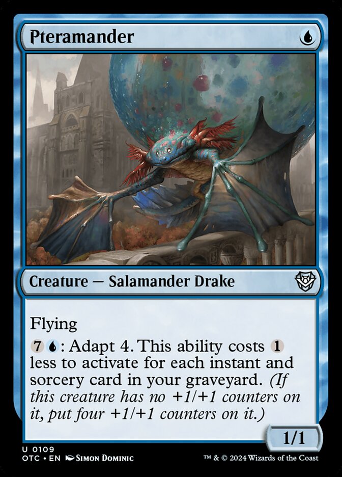 Pteramander (109) - Outlaws of Thunder Junction Commander (OTC)