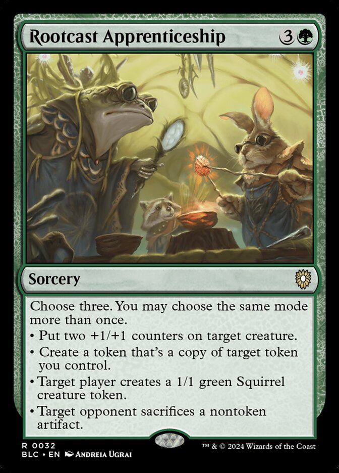 Rootcast Apprenticeship (32) - Bloomburrow Commander (BLC)