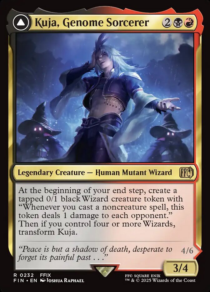 Kuja, Genome Sorcerer // Trance Kuja, Fate Defied (232) - [Foil] Final Fantasy (FIN)