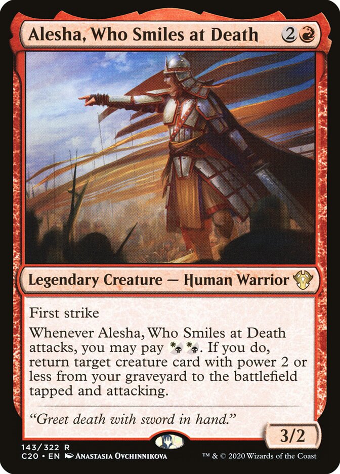 Alesha, Who Smiles at Death (143) - Commander 2020 (C20)