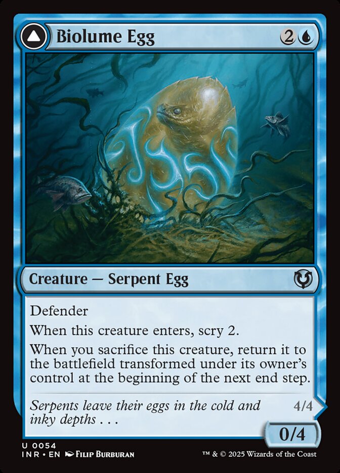 Biolume Egg // Biolume Serpent - Innistrad Remastered (INR)
