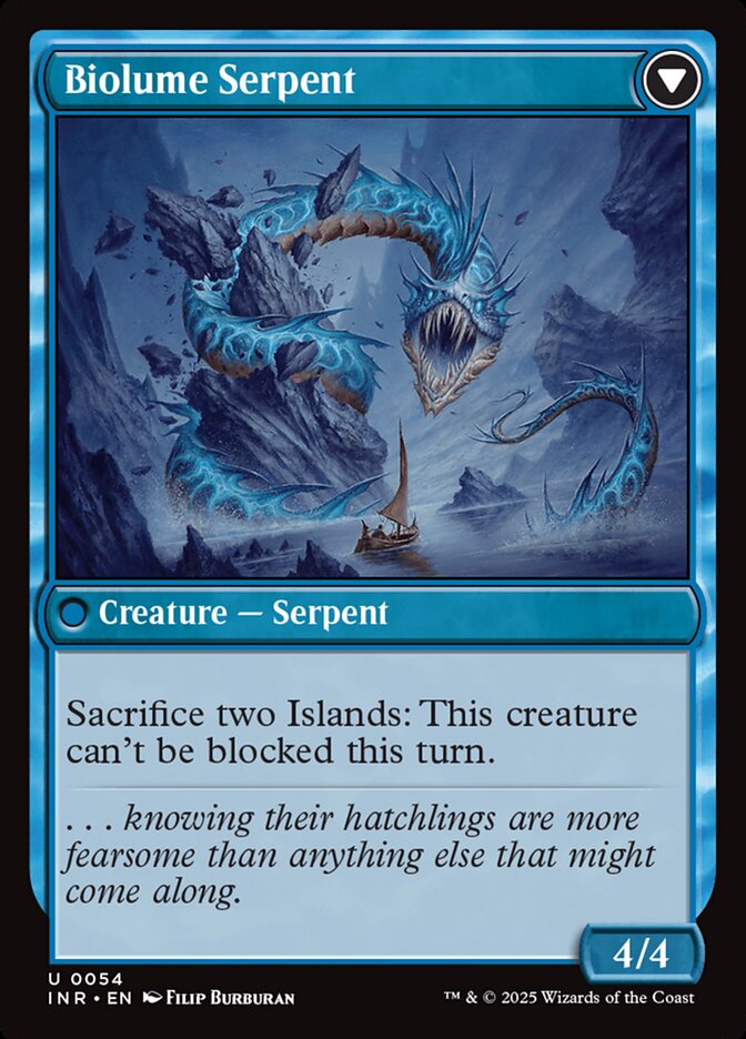 Biolume Egg // Biolume Serpent (54) - Innistrad Remastered (INR)