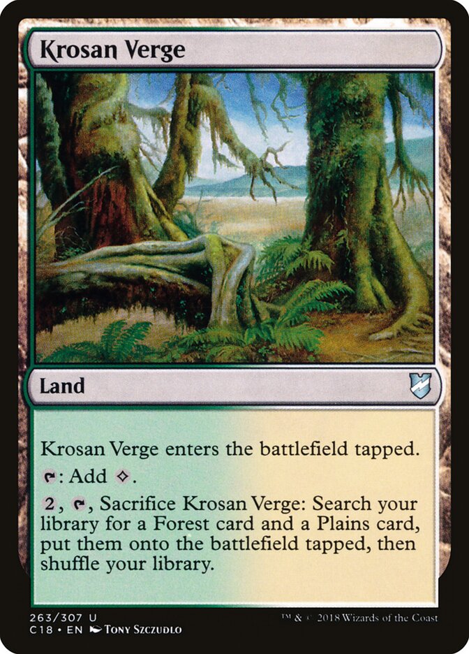 Krosan Verge (263) - Commander 2018 (C18)