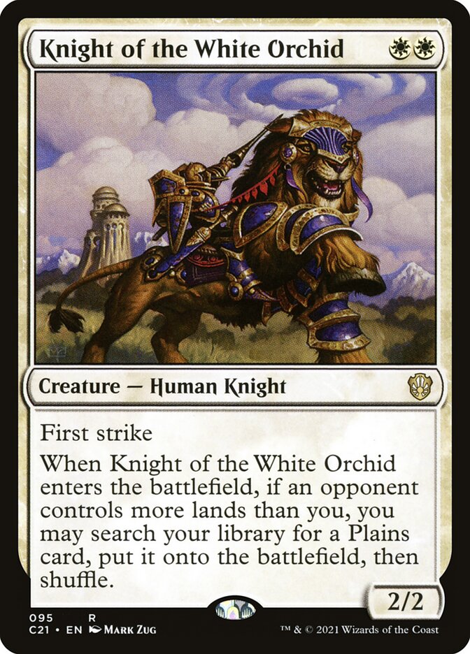 Knight of the White Orchid (95) - Commander 2021 (C21)