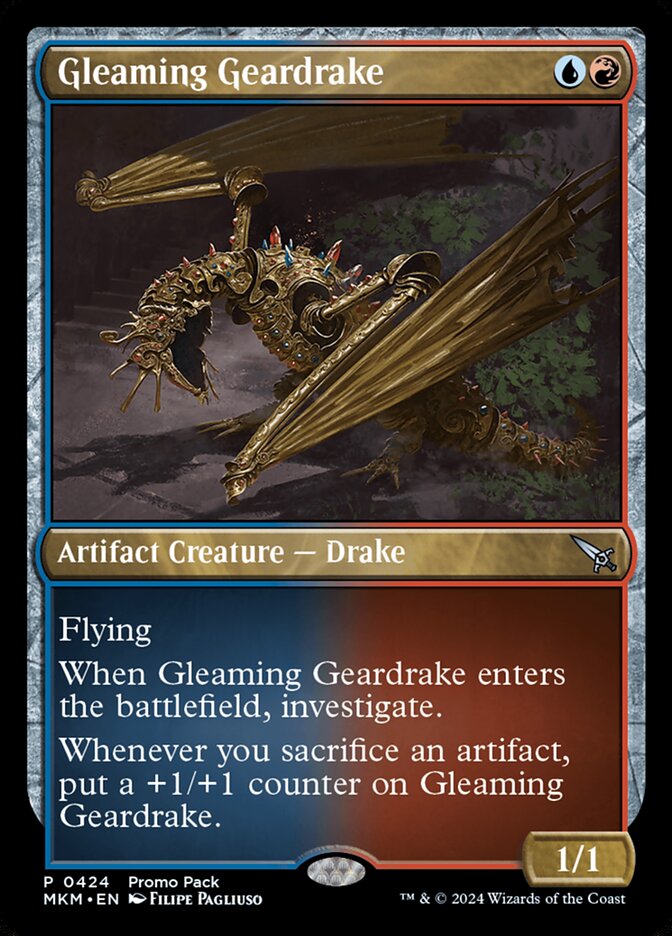 Gleaming Geardrake (424) - Murders at Karlov Manor (MKM)