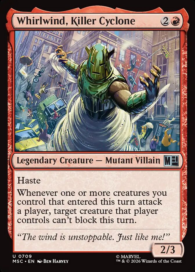 Whirlwind, Killer Cyclone (709) - Marvel Super Heroes Commander (MSC)