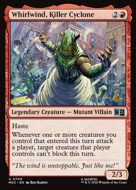 Whirlwind, Killer Cyclone (709) - Marvel Super Heroes Commander (MSC)