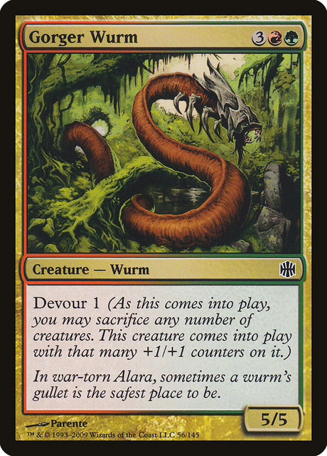 Gorger Wurm (56) - Alara Reborn (ARB)