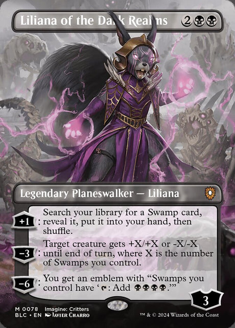 Liliana of the Dark Realms (78) - Bloomburrow Commander (BLC)