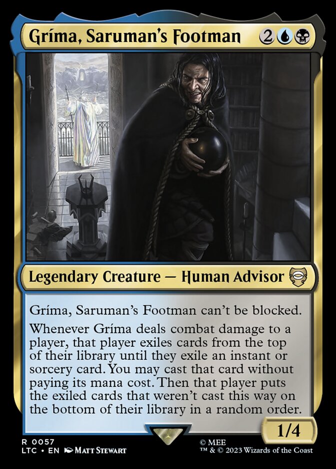 Gríma, Saruman's Footman (57) - Tales of Middle-earth Commander (LTC)