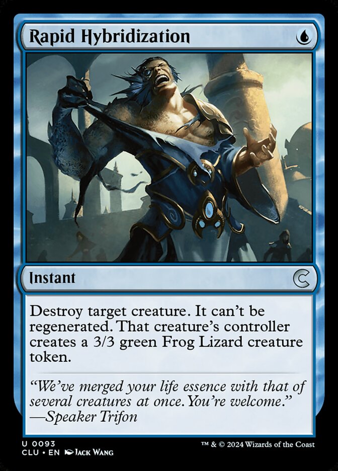 Rapid Hybridization (93) - Ravnica: Clue Edition (CLU)