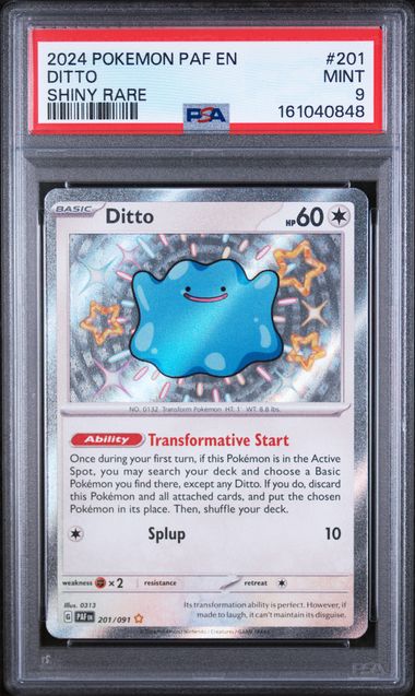 Ditto #201 - [Graded PSA 9] SV: Paldean Fates (PAF)